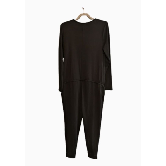 Maternity Black Long Sleeve Jumpsuit - Picture 2 of 6
